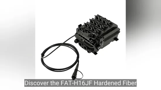 Caja de terminales de distribución de fibra óptica para PC ABS negro 1X8