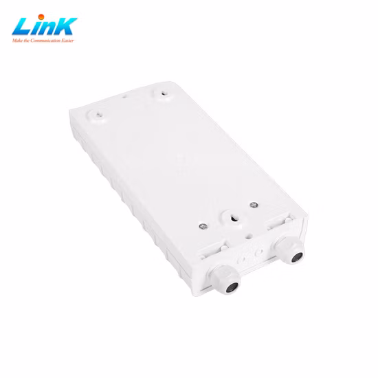 Caja de distribución de fibra óptica de 4 núcleos FTTH interior/exterior Caja de terminales de fibra óptica de 6 puertos